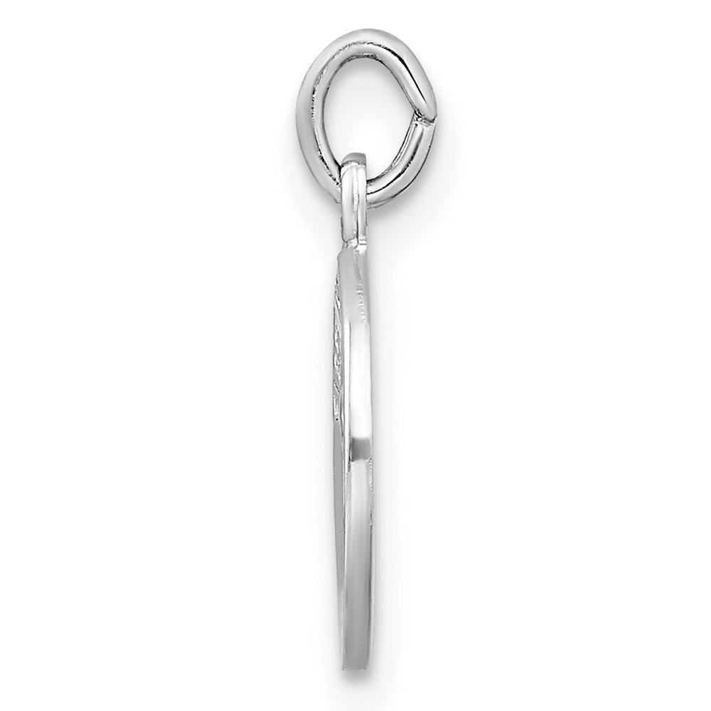 Sterling Silver Polished Solid 1st Holy Communion Pendant