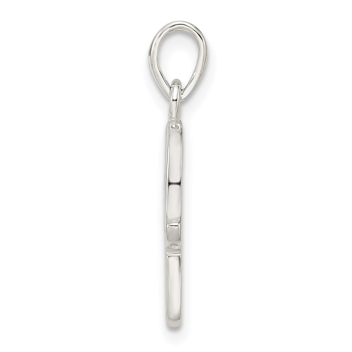 Sterling Silver Polished Chamseh with Star of David Pendant
