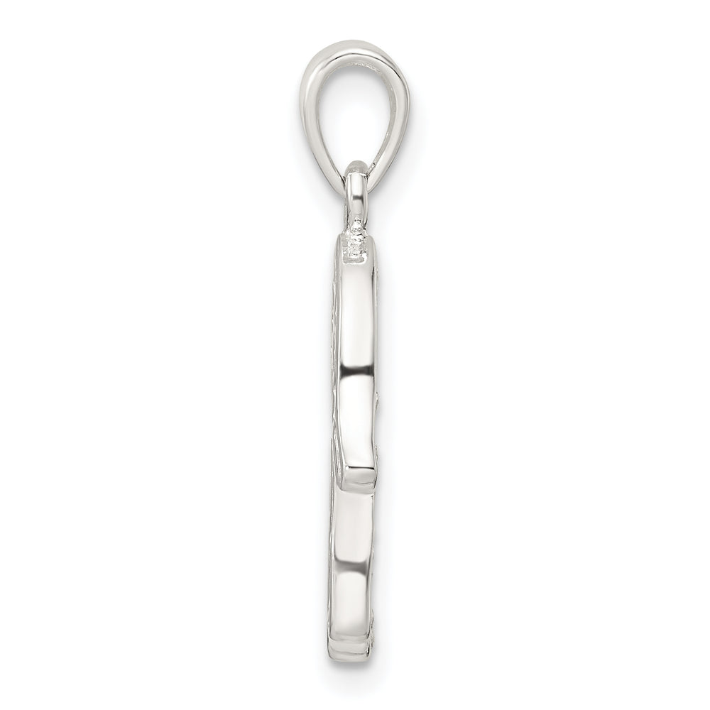 Sterling Silver Polished Chamseh Pendant