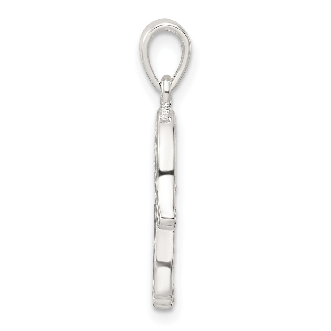 Sterling Silver Polished Chamseh Pendant