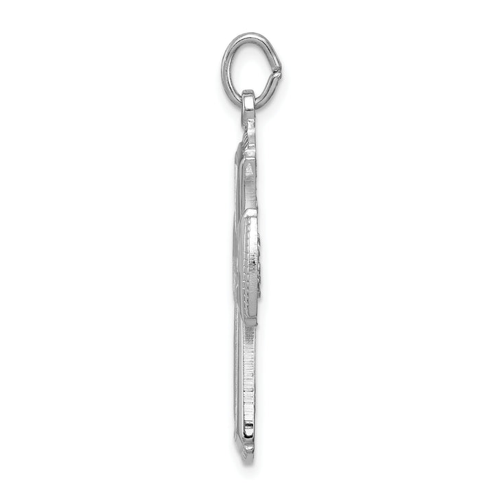 Sterling Silver Satin Cross Pendant