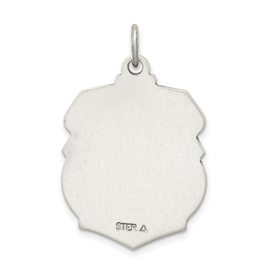Sterling Silver Antiqued D/C St. Michael Badge Medal