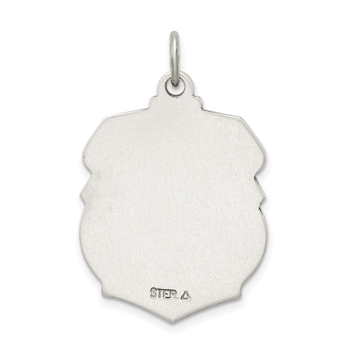 Sterling Silver Antiqued D/C St. Michael Badge Medal