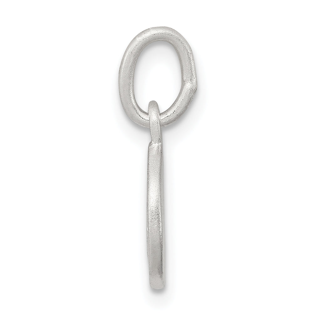 Sterling Silver D/C Cherub Disk Charm