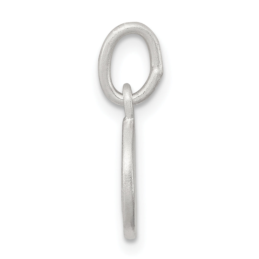 Sterling Silver D/C Cherub Disk Charm