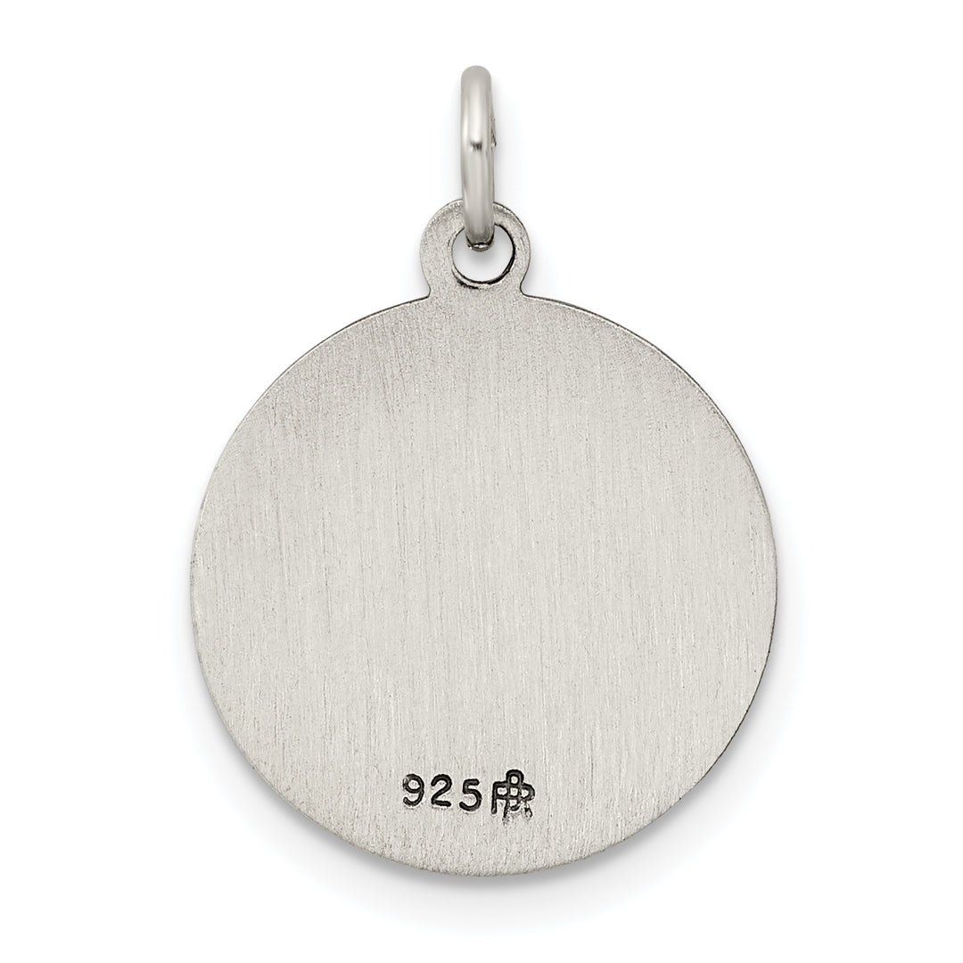 Sterling Silver Antiqued Divino Nino Medal (Divine Infant Jesus)