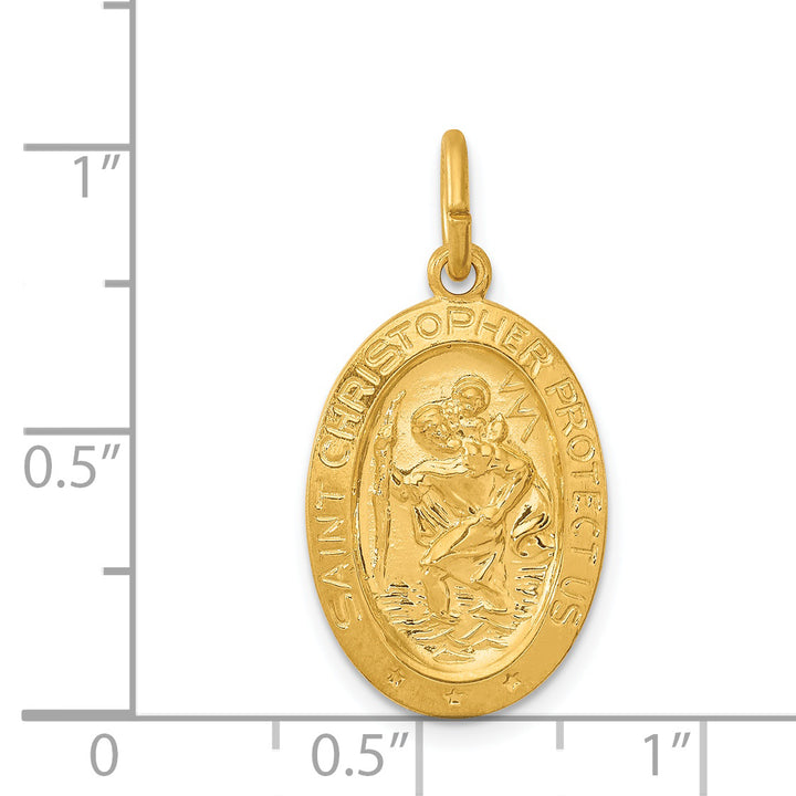 Sterling Silver Saint Christopher Medal