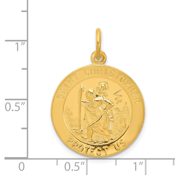 Sterling Silver St. Christopher Medal