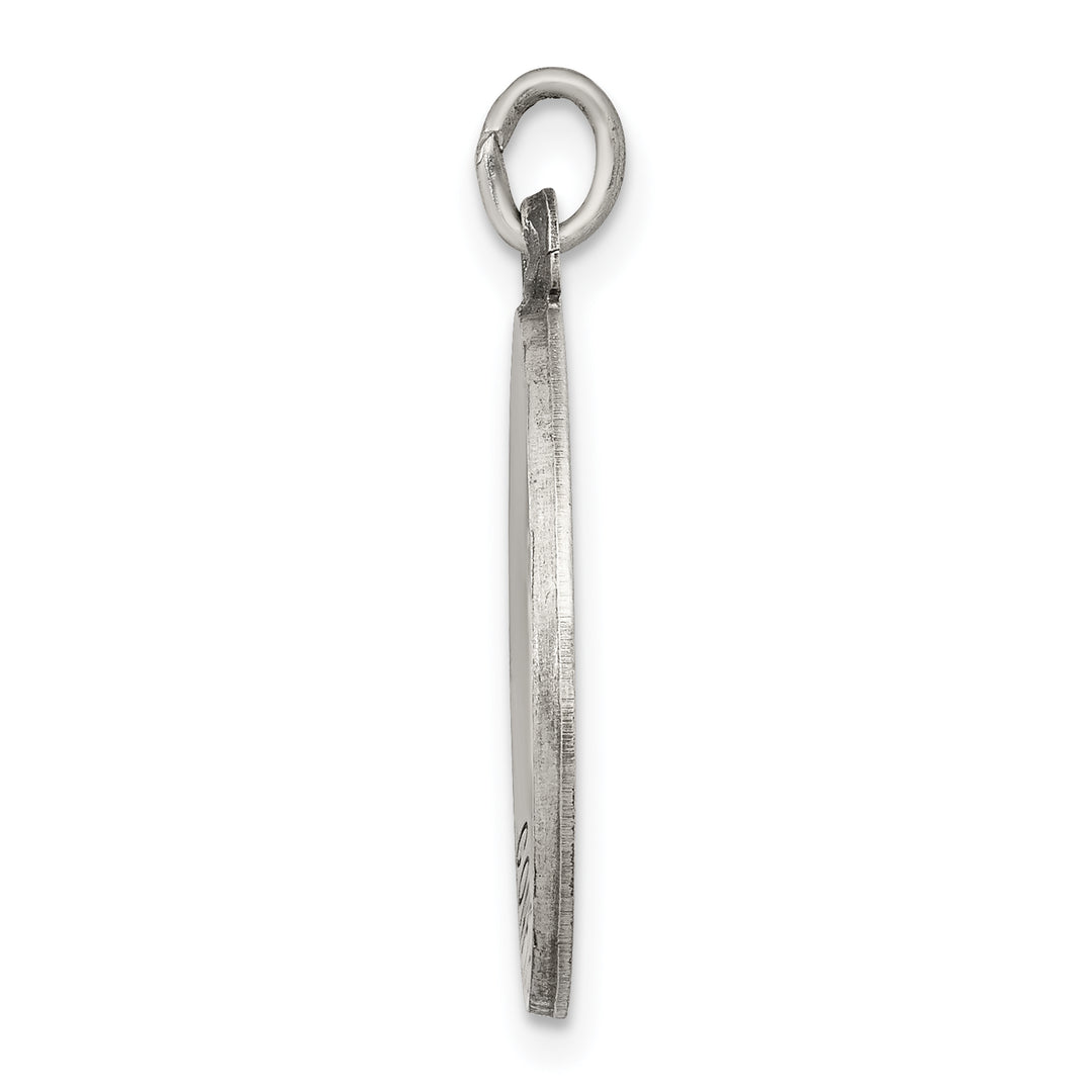 Sterling Silver Antiqued Confirmation Medal
