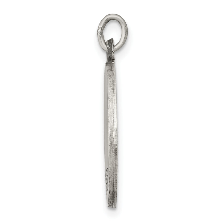 Sterling Silver Antiqued Confirmation Medal