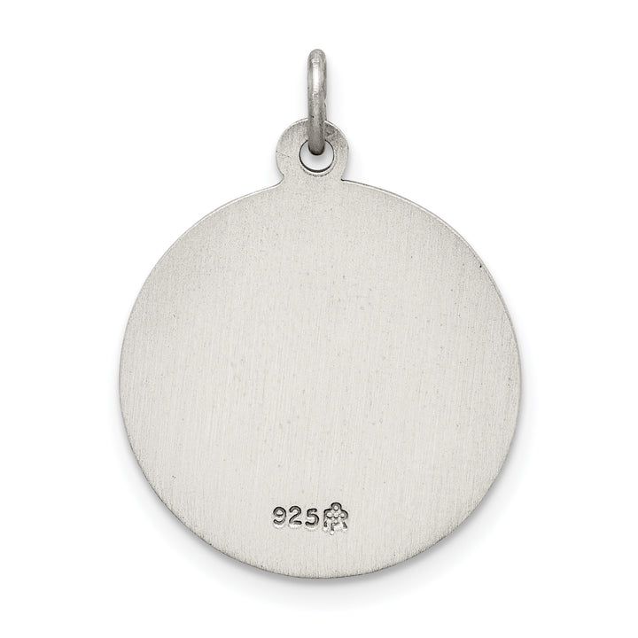 Sterling Silver Antiqued Confirmation Medal