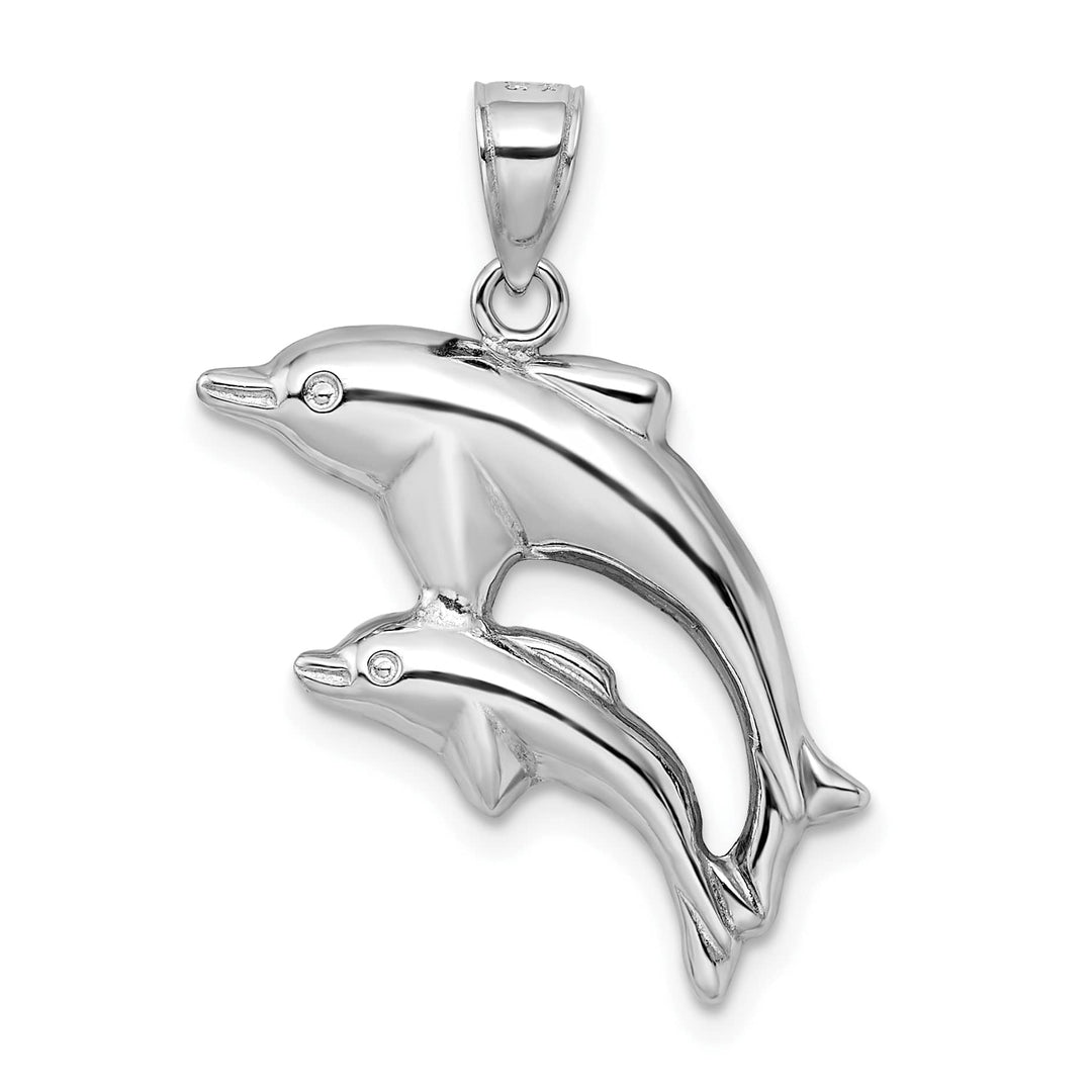 Sterling Silver Dolphins Pendant