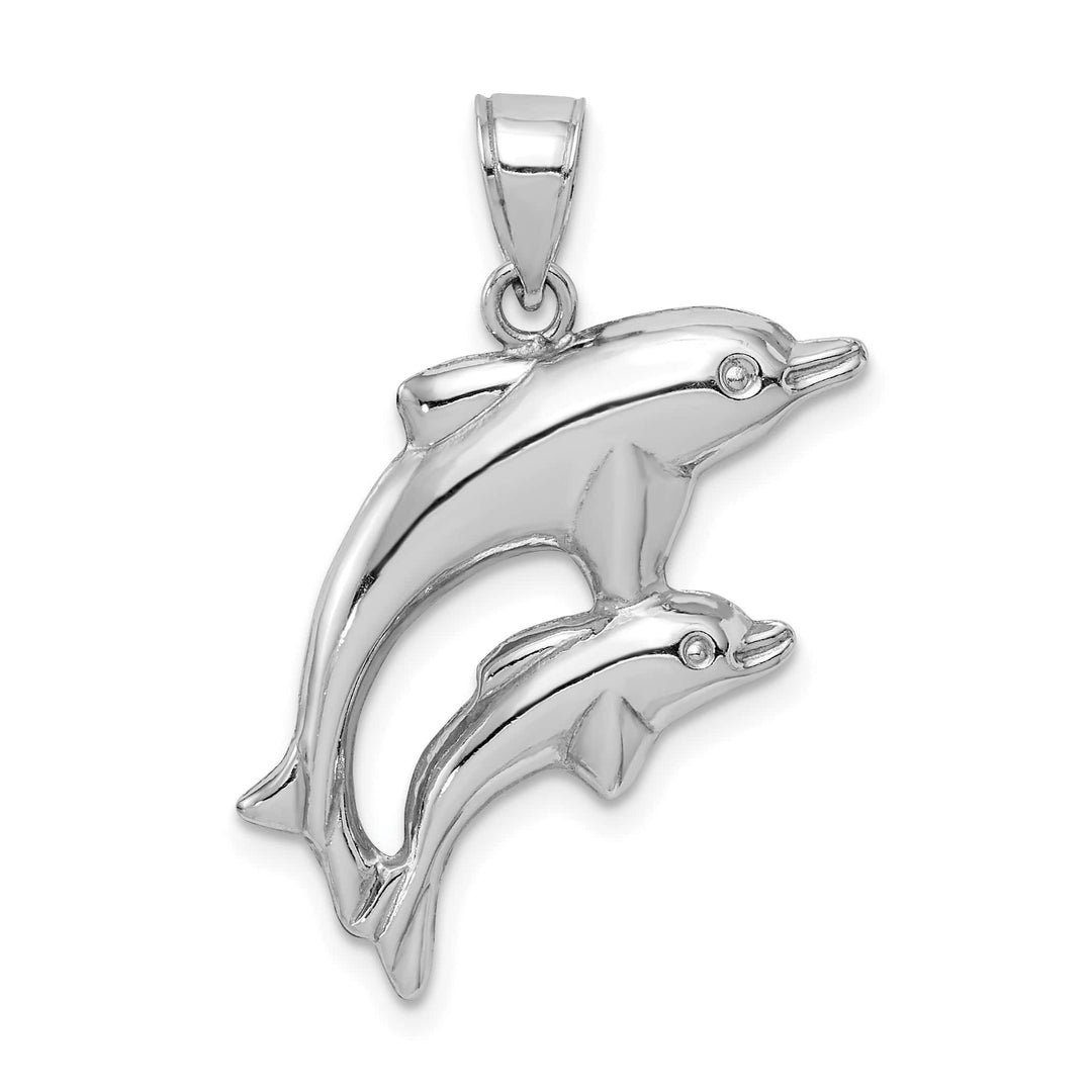 Sterling Silver Dolphins Pendant