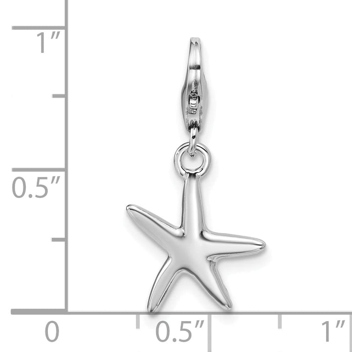 Sterling Silver Starfish Charm