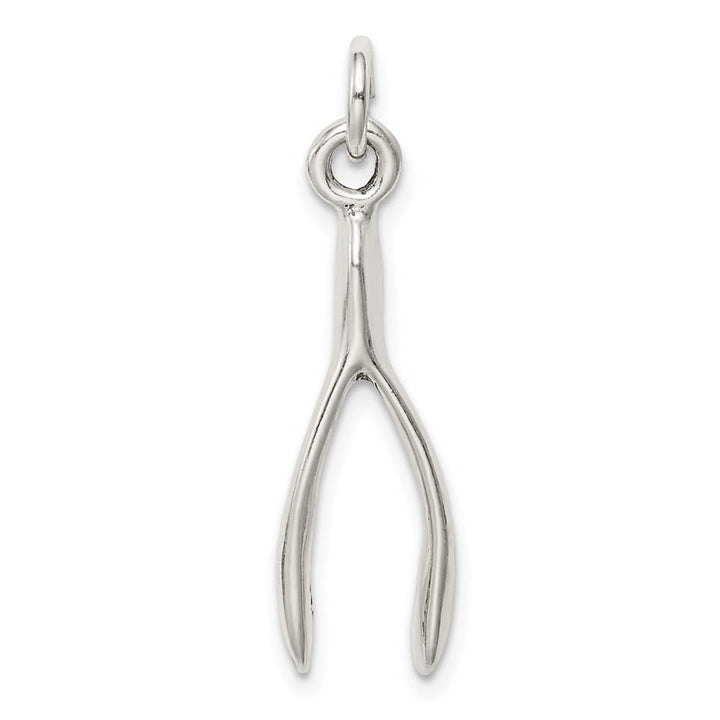 Lovely Rita's Pendants & Charms Sterling Silver Antiqued Wishbone Charm