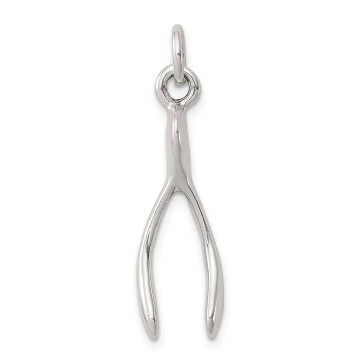 Lovely Rita's Pendants & Charms Sterling Silver Antiqued Wishbone Charm