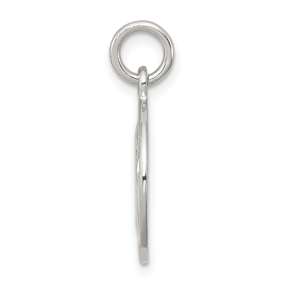 Sterling Silver Polished and Textured Small Raphael Angel Pendant