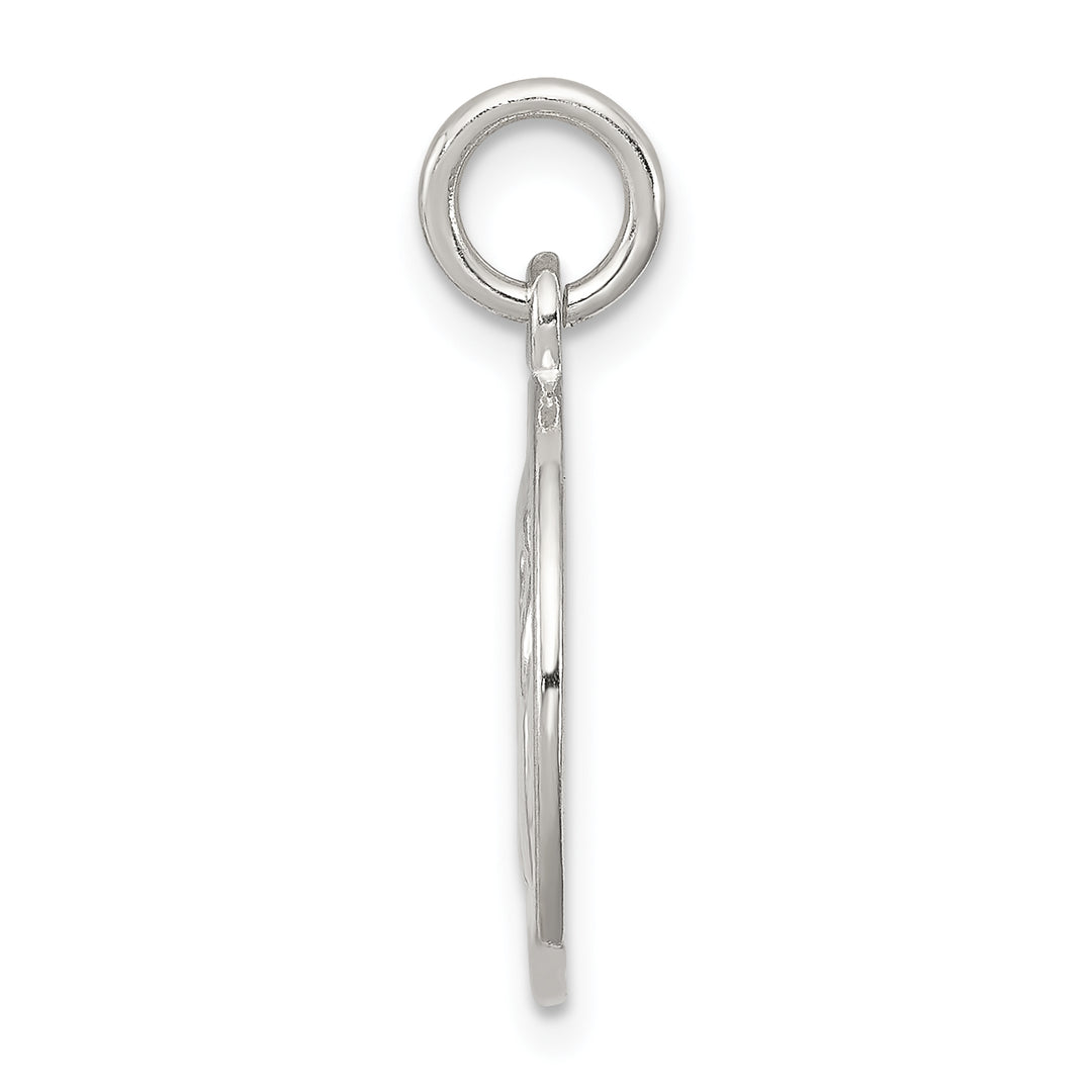 Sterling Silver Polished and Textured Small Raphael Angel Pendant