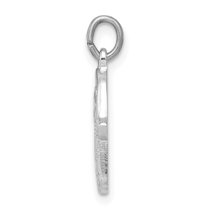 Sterling Silver Polished Chamseh/Hamsa Pendant