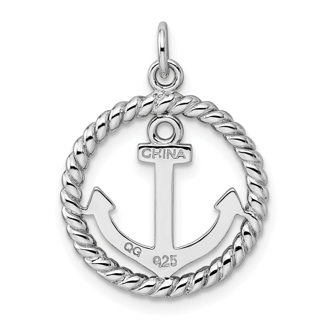 Sterling Silver Anchor Pendant