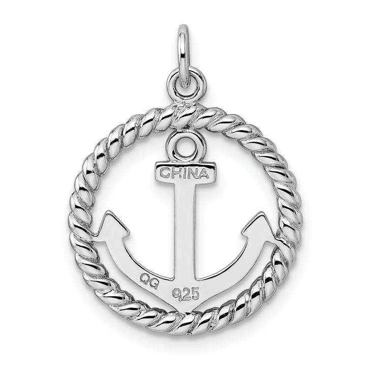 Sterling Silver Anchor Pendant