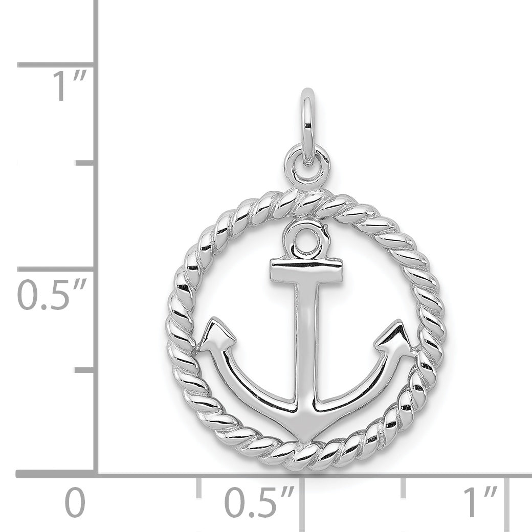 Sterling Silver Anchor Pendant