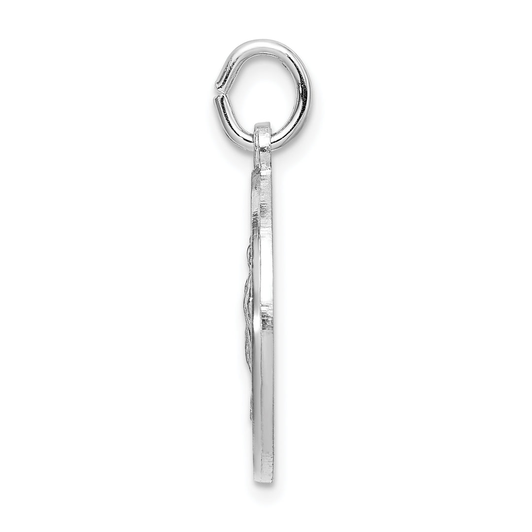 Sterling Silver Spanish Lady of Guadalupe Medal Pendant