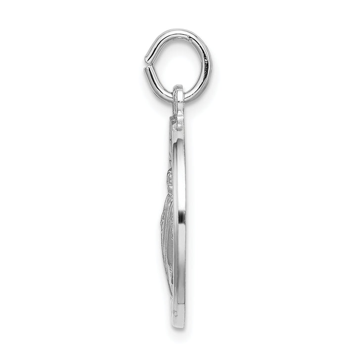 Sterling Silver Spanish St. Jude Thaddeus Medal Pendant