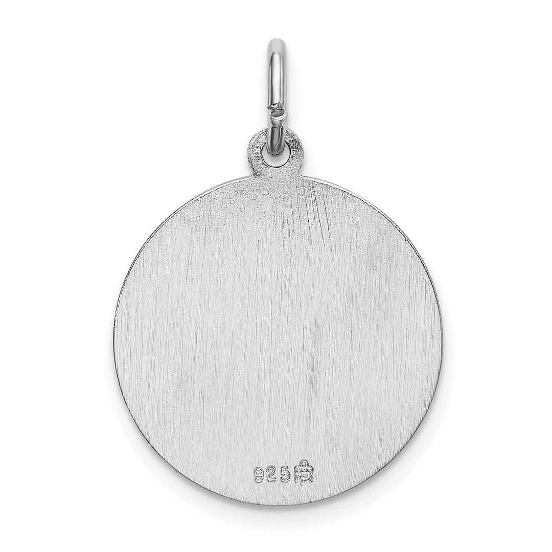 Sterling Silver Spanish St. Jude Thaddeus Medal Pendant