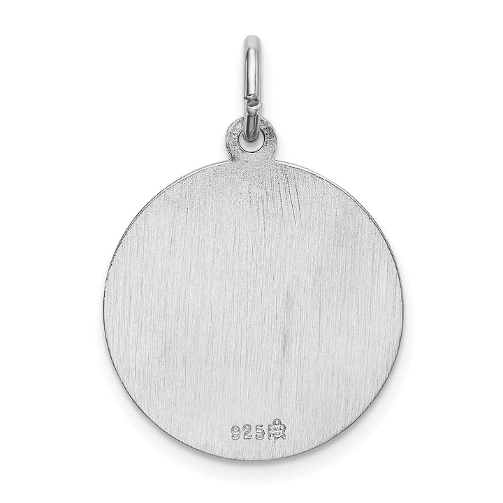 Sterling Silver Spanish St. Jude Thaddeus Medal Pendant