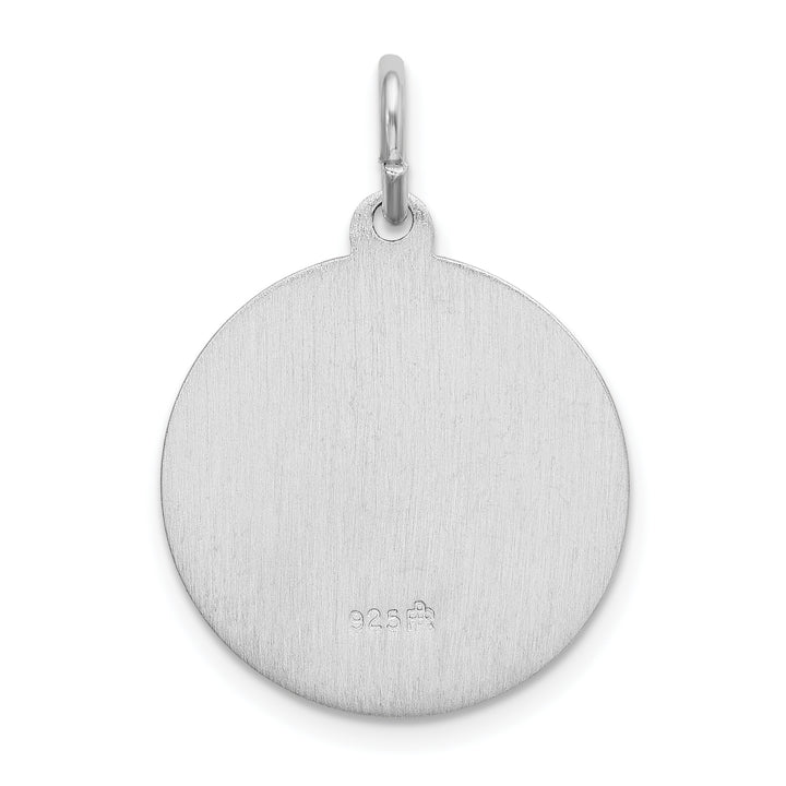 Sterling Silver Spanish St. Lucy Medal Pendant