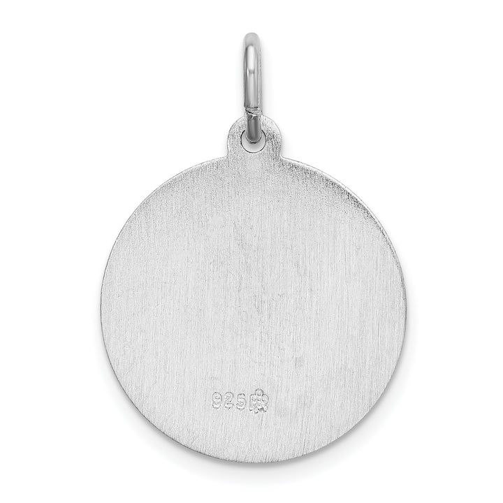 Sterling Silver Spanish Saint Anne Medal Pendant