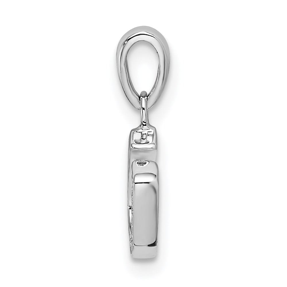 Lovely Rita's Pendants & Charms Sterling Silver CZ Horseshoe Pendant