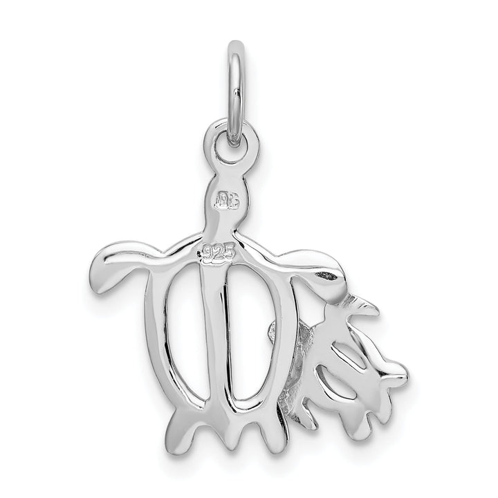Sterling Silver Turtles Pendant