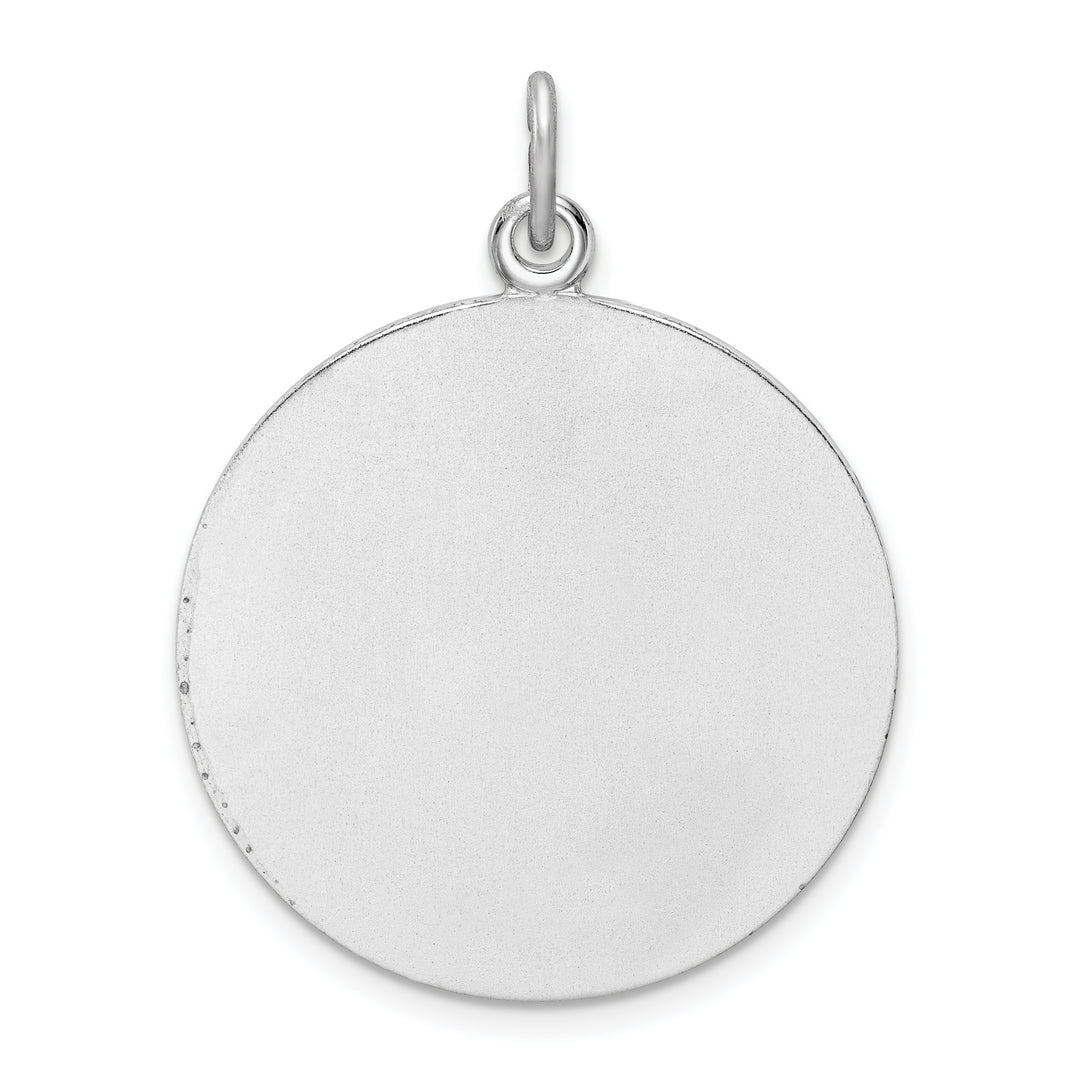 Sterling Silver Enamel St. Christopher Medal