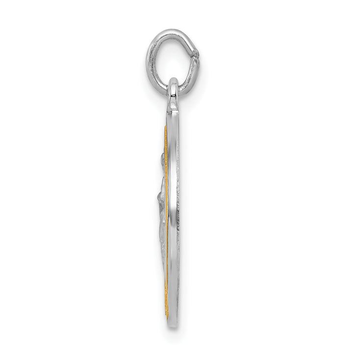 Sterling Silver and Gold-tone St. Michael Medal