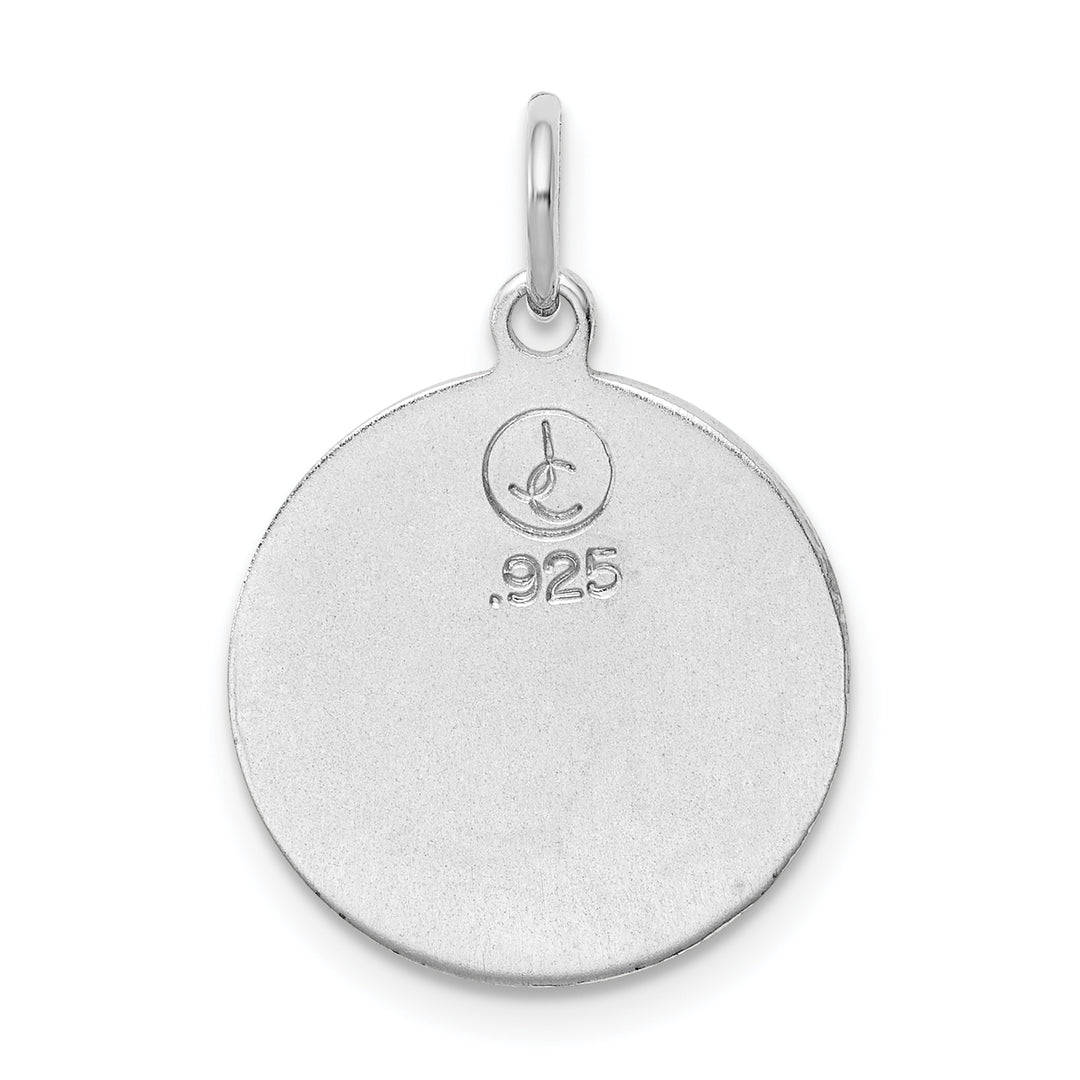 Sterling Silver and Gold-tone St Peregrine Medal
