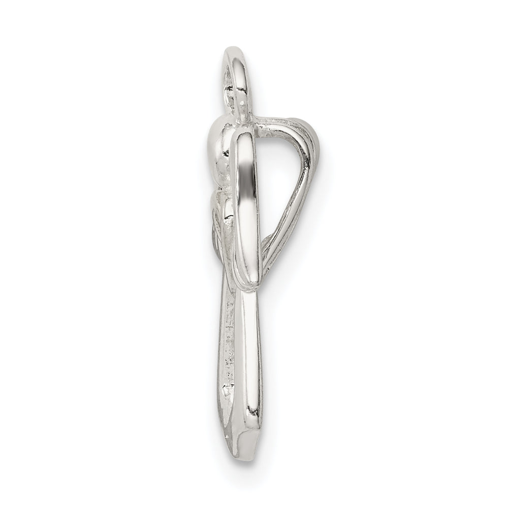 Sterling Silver and Gold-tone Angel Chain Slide