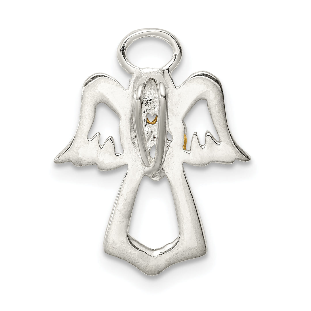 Sterling Silver and Gold-tone Angel Chain Slide