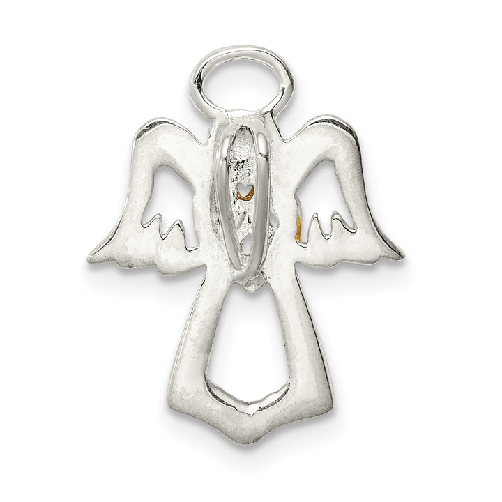 Sterling Silver and Gold-tone Angel Chain Slide