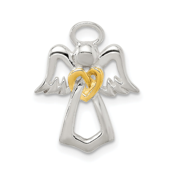Sterling Silver and Gold-tone Angel Chain Slide