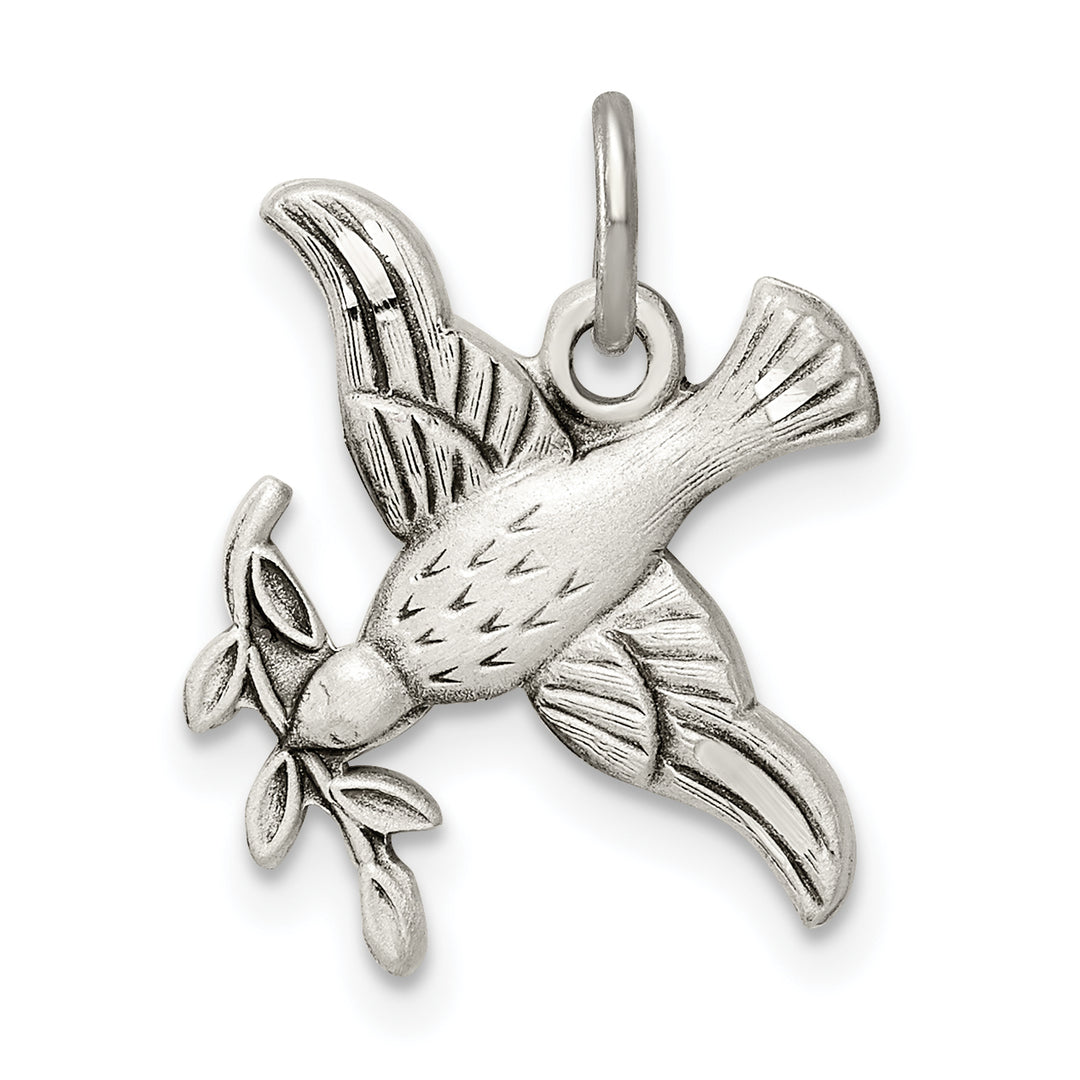Sterling Silver Antiqued D.C. Bird Pendant