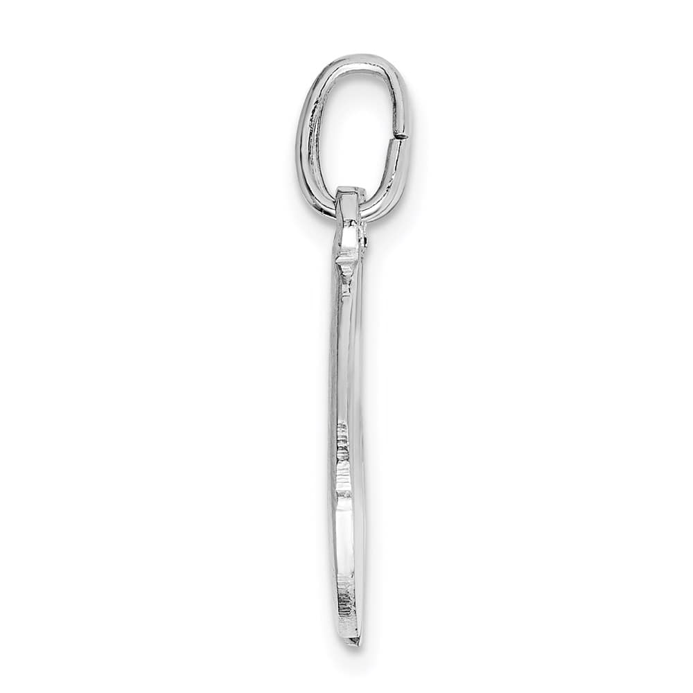 Lovely Rita's Pendants & Charms Sterling Silver Brush & Polished Yin Yang Break Apart Pendant