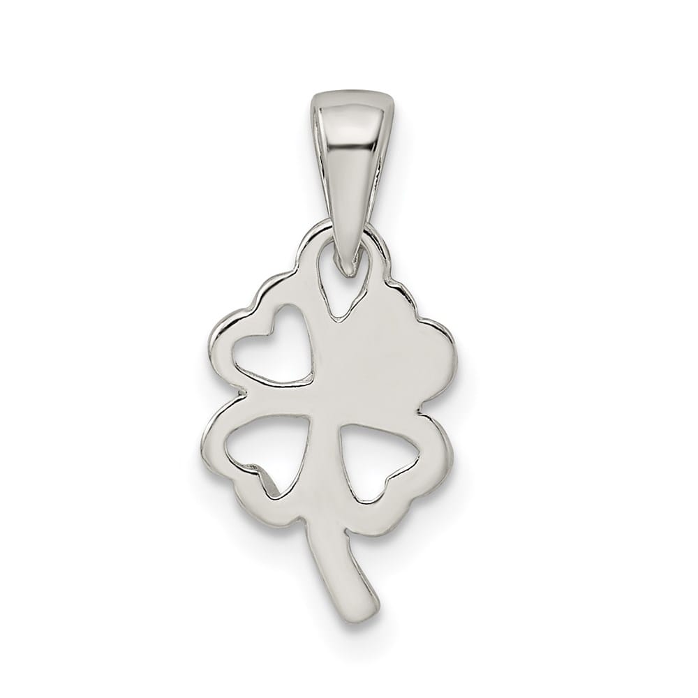 Lovely Rita's Pendants & Charms Sterling Silver Polished Clover Pendant