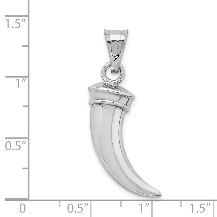 Lovely Rita's Pendants & Charms Sterling Silver Polished Claw Pendant