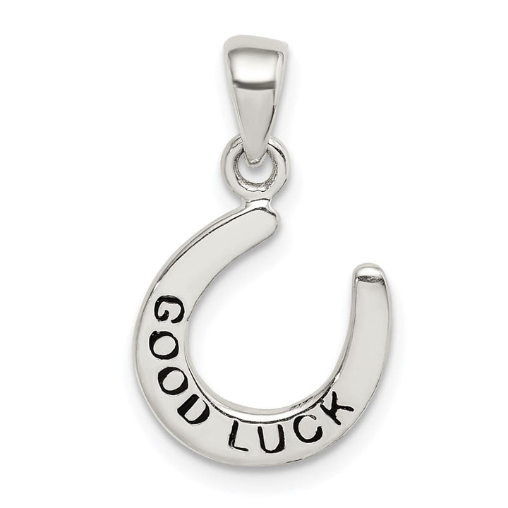 Lovely Rita's Pendants & Charms Sterling Silver Enamel Good Luck Horseshoe Pendant