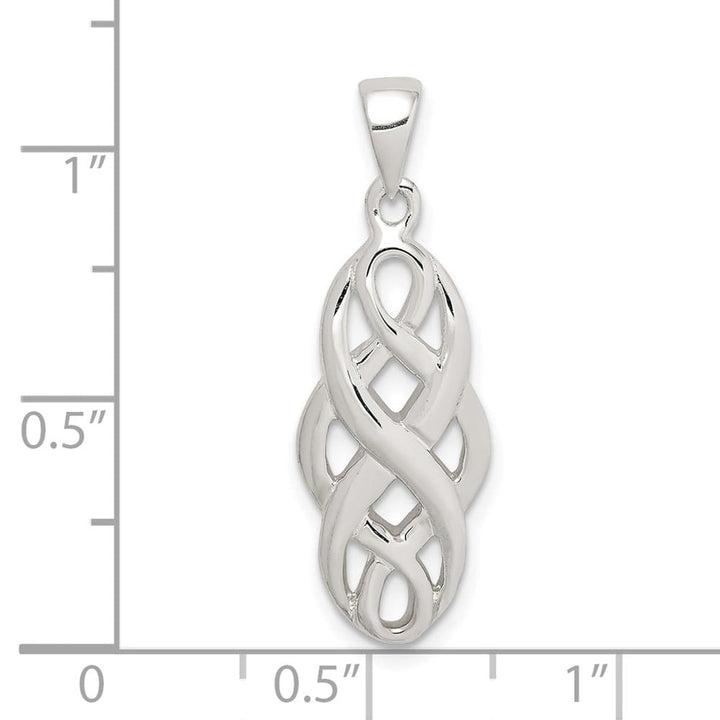 Lovely Rita's Pendants & Charms Sterling Silver 10.07mm Polished Celtic Pendant