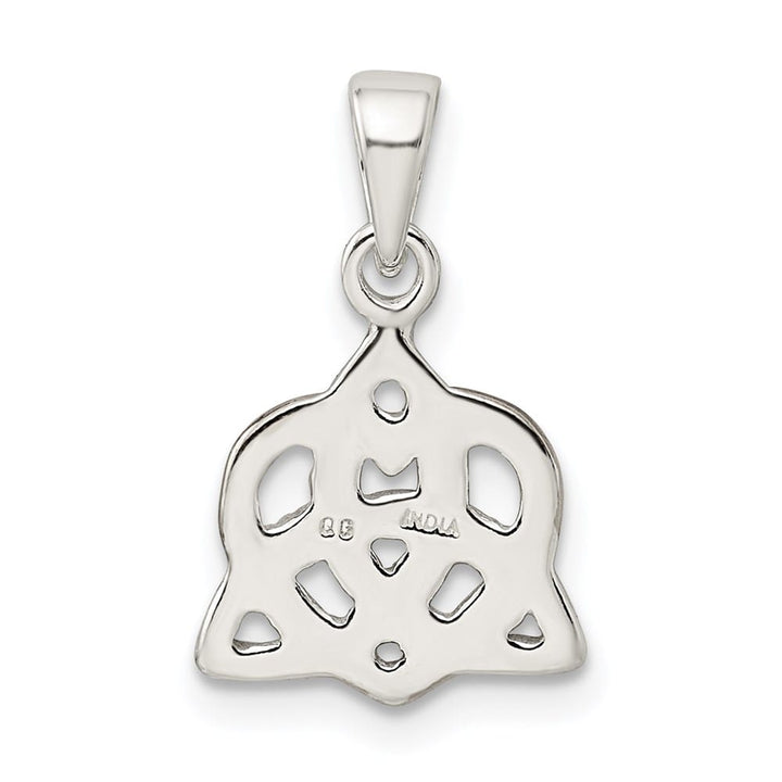 Lovely Rita's Pendants & Charms Sterling Silver Trinity Knot and Rose-Tone Heart Pendant