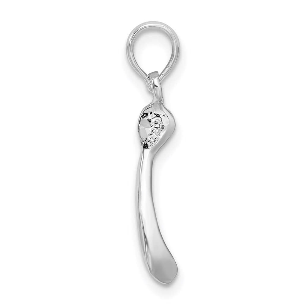 Lovely Rita's Pendants & Charms Sterling Silver Polished 3-D Wishbone Pendant