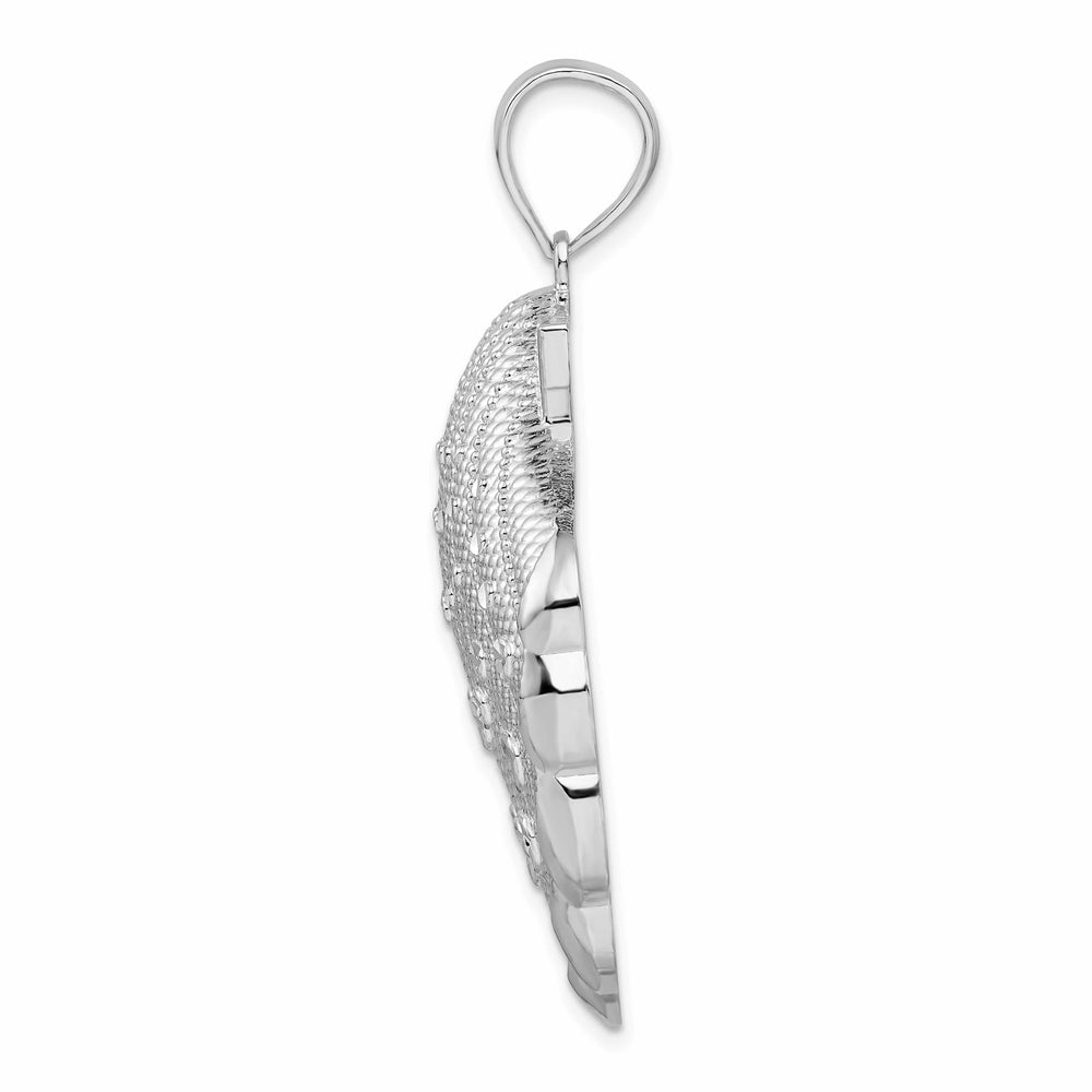 Sterling Silver D.C. Large Scallop Shell Pendant